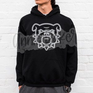 Bulldog Outline Hoodie