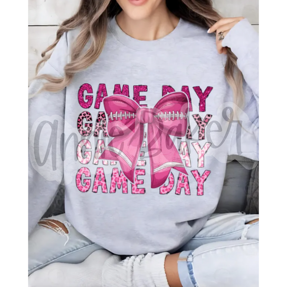 Pink Game Day Football