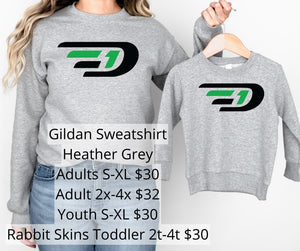 D1 Full Chest - Grey Sweatshirt