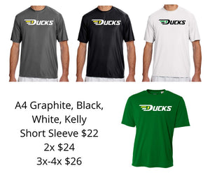 D1 Ducks Across Chest - Performance Short Sleeve