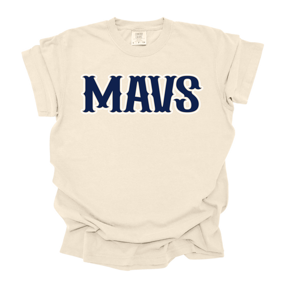 Mavs Comfort Colors Ivory