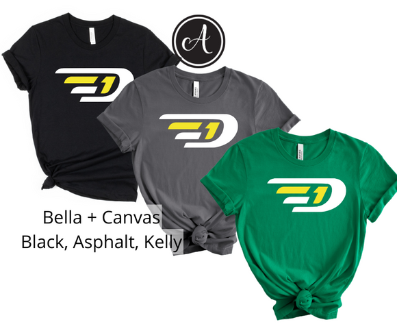 D1 Full Chest- Bella + Canvas Cotton Tshirt