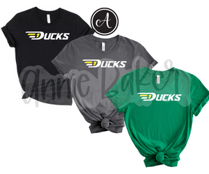 D1 Ducks Across Chest- Bella + Canvas Cotton Tshirt