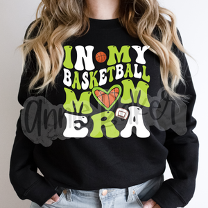 In My Basketball Mom Era Lime White