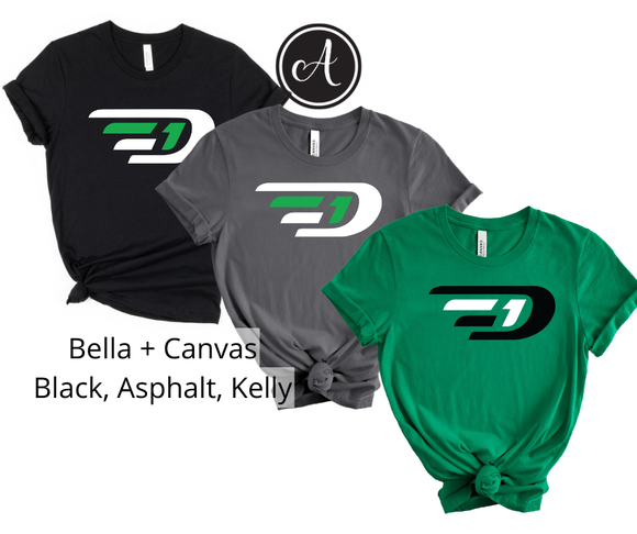 Bella + Canvas Cotton Tshirt - D1 Full Chest