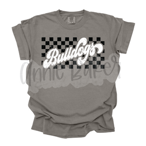 Bulldogs Retro Checkered