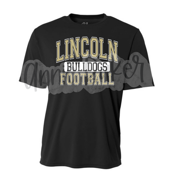 Lincoln Bulldogs Football - Performance Short Sleeve